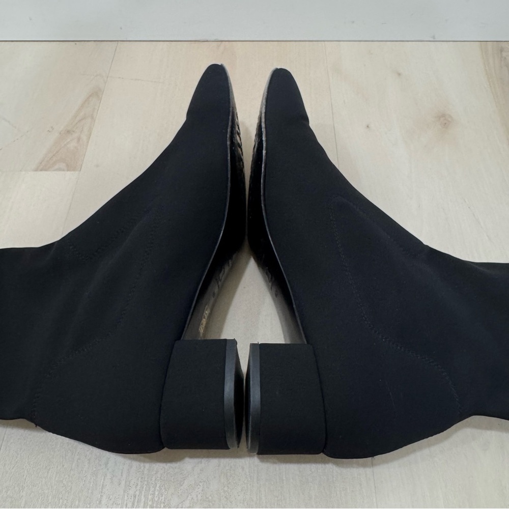 Pedro Garcia Women's Idoia Black Stretch Sock Block Heel Boots Women EU 40/US 10 - Picture 5 of 14